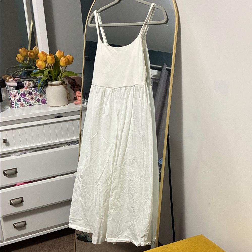 Old Navy White Maxi Dress